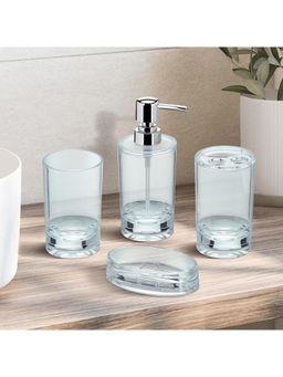 OBSESSIONS - Crystal 4 Pieces Bathroom Set Clear