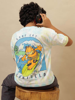 Kidsville - Multi-Colour Official Garfield Printed Regular Fit T-Shirt