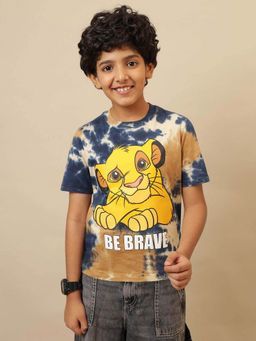 Kidsville - Multi-Colour Official Lion King Printed Regular Fit T-Shirt