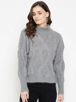 CAMLA - Grey Sweater for Women (M)