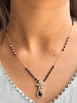 Zeraki Jewels - Ahana Mangalsutra Black