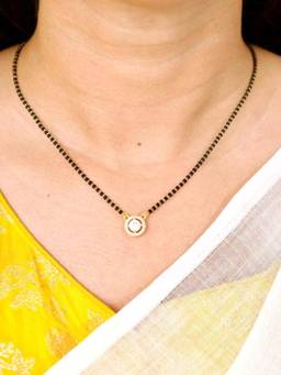 Zeraki Jewels - Emily Full Black Beads Mangalsutra