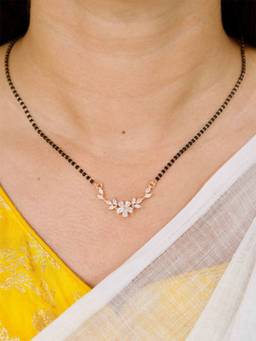 Zeraki Jewels - Mahira Full Black Beads Mangalsutra