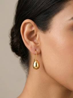 RACHIVA - 18K Gold Plated Teardrop Earrings