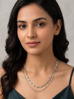 RACHIVA - Layered Heart Chain Necklace