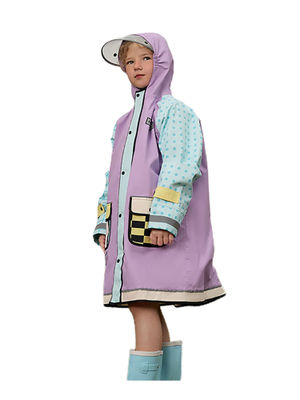 Little Surprise Box Blue Hello Teddy Reversible Sleeveless Winter Jacket for Kids main image 0