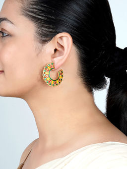Teejh - Aamani Green Earrings