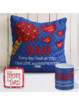 Indigifts - Dad Birthday Gifts Cushion Cover