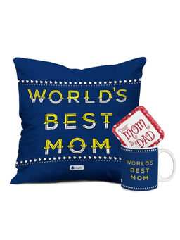 Indigifts - Coffee Mug and Cushion Cover 12x12 with Filler