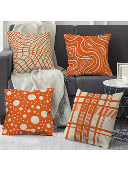 Indigifts - Home Decoration Cushion Pillows 16 x 16 Inch Set of 4