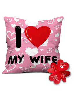 Indigifts - Anniversary Gift For Wife Special Cushion Cover