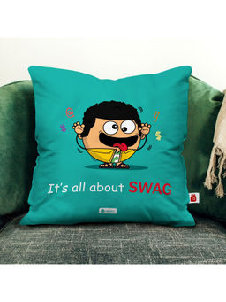 Indigifts - Satin, Fibre Cushion Cover with Filler