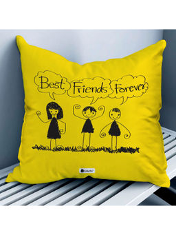 Indigifts - Best Friends Forever Cushion Cover with Filler