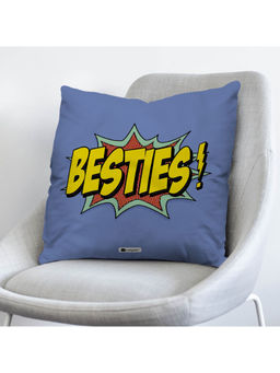 Indigifts - Best Friend Besties Printed Cushion with Free Filler