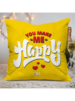 Indigifts - Printed Cushion Cover with Filler, Valentine Gifts, Love Gift