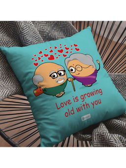 Indigifts - Printed Cushion Cover with Filler, Valentine Gifts, Love Gift