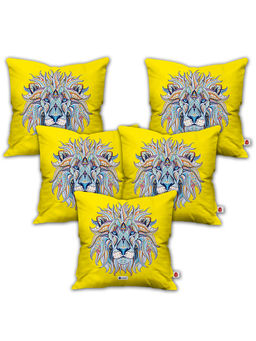 Indigifts - Cushion Cover 12"x12" with Filler Set of 5
