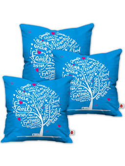 Indigifts - Blue Cushion Cover 18"x18" Set of 3
