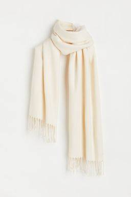 H&M - Women White Woven Scarf