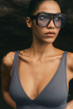 H&M - Women Brown Aviator-Style Sunglasses