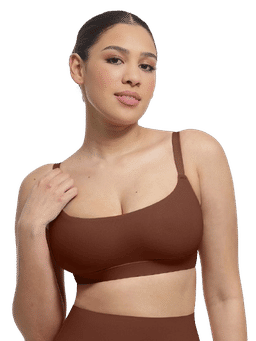 Shop The Edit - Brown Solid Regular Fit Bra