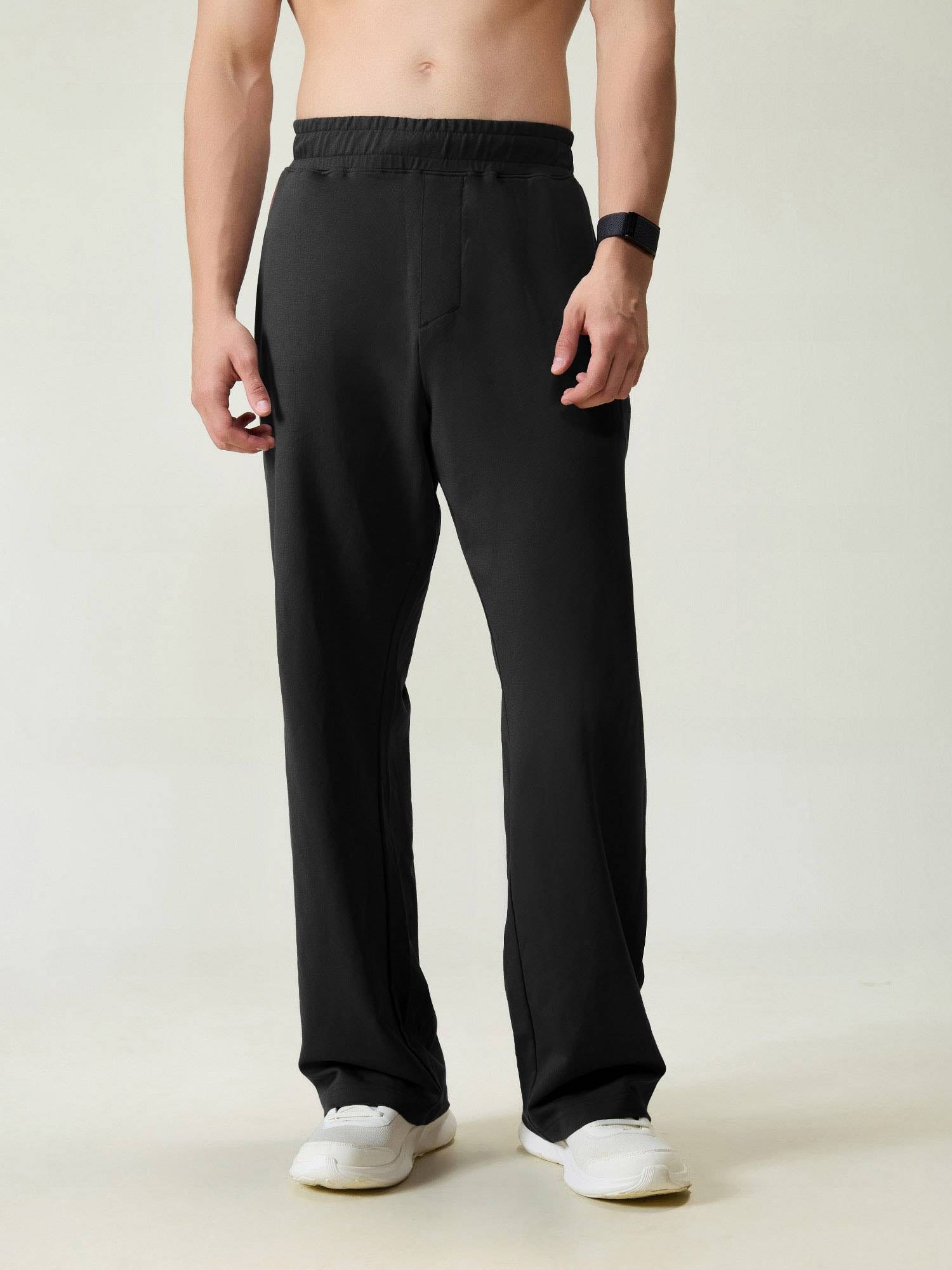 Buy Cava Athleisure Black Wide Leg Trackpant (S) Online