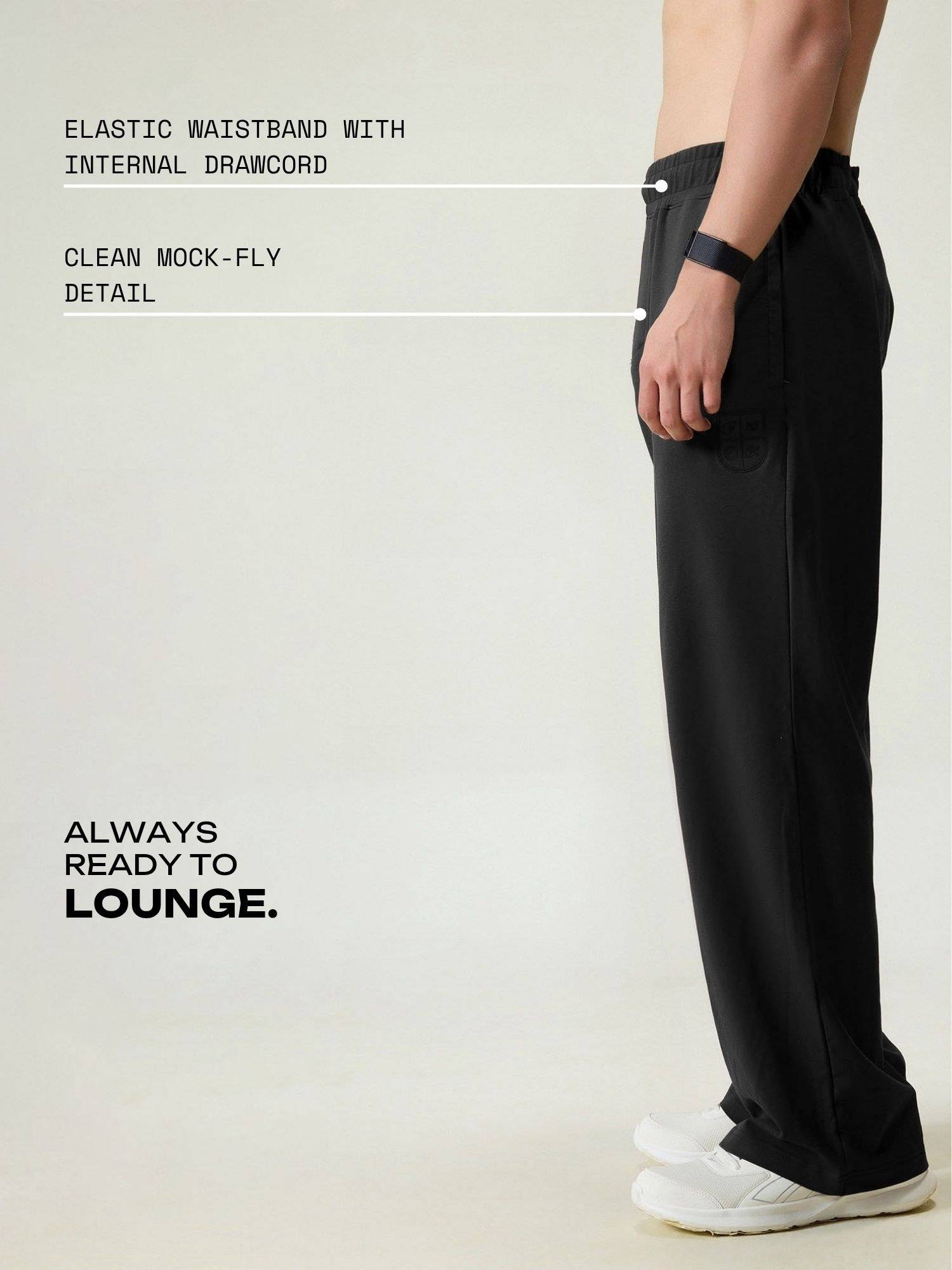 (im) perf. Drawcord Pants / BLACK 新品38 Buy Cava Athleisure Black Wide Leg Trackpant (S) Online