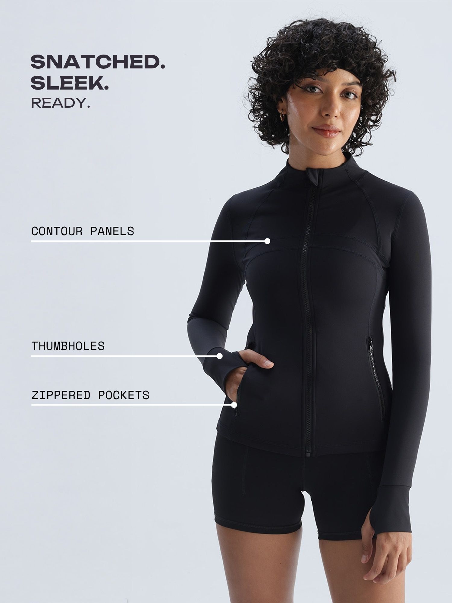 cava athleisure Black Contour Jacket-picture-13