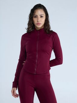 Cava Athleisure - Maroon Sculptor Jacket