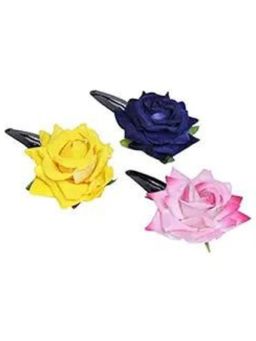 Accessher - Multi-Color Floral Tic Tac Hair Clip