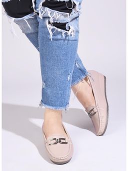 SHUZ TOUCH - Peach Classic Comfort Loafers