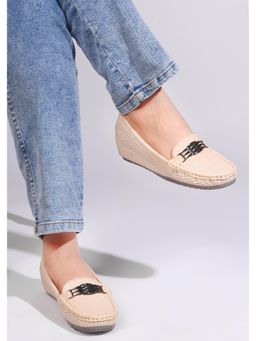 SHUZ TOUCH - Classic Beige Comfort Loafers