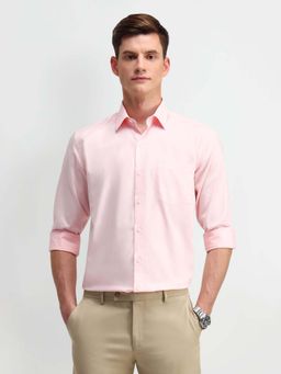 Arrow - Pink Solid Cotton Slim Fit Shirt