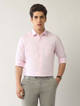 Arrow - Pink Stripes Cotton Slim Fit Shirt
