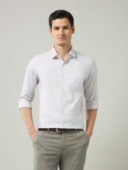 Arrow - Beige Checks Cotton Slim Fit Shirt