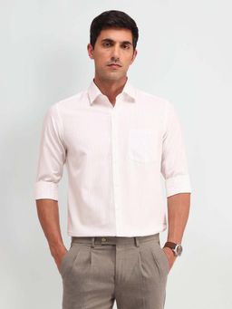 Arrow - White Stripes Cotton Slim Fit Shirt