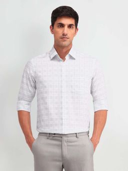 Arrow - Blue Checks Cotton Slim Fit Shirt