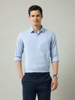 Arrow - Blue Stripes Cotton Slim Fit Shirt