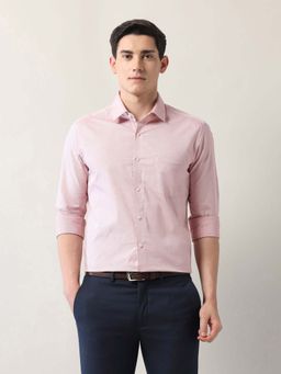 Arrow - Orange Solid Cotton Slim Fit Shirt