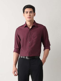 Arrow - Red Printed Cotton Slim Fit Shirt