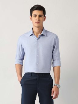 Arrow - Blue Checks Cotton Slim Fit Shirt