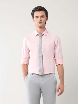 Arrow - Pink Solid Cotton Slim Fit Shirt