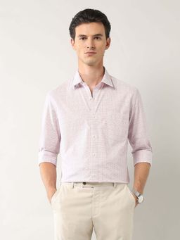 Arrow - Pink Checks Cotton Slim Fit Shirt