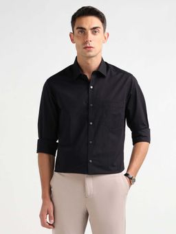 Arrow - Black Stripes Cotton Slim Fit Shirt