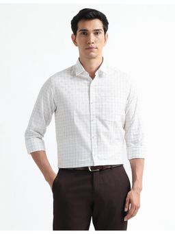 Arrow - Pink Checks Cotton Slim Fit Shirt