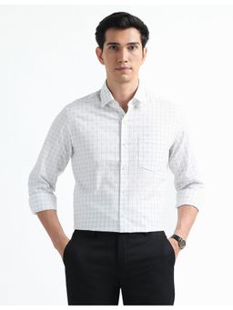 Arrow - Green Checks Cotton Slim Fit Shirt