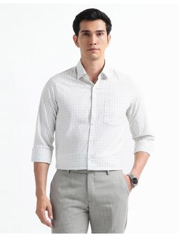 Arrow - Green Checks Cotton Slim Fit Shirt