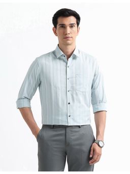 Arrow - Blue Stripes Cotton Slim Fit Shirt