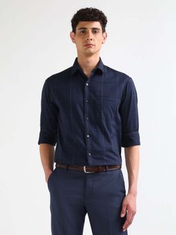 Arrow - Blue Checks Cotton Slim Fit Shirt