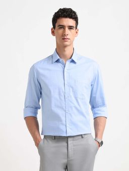 Arrow - Blue Checks Cotton Slim Fit Shirt